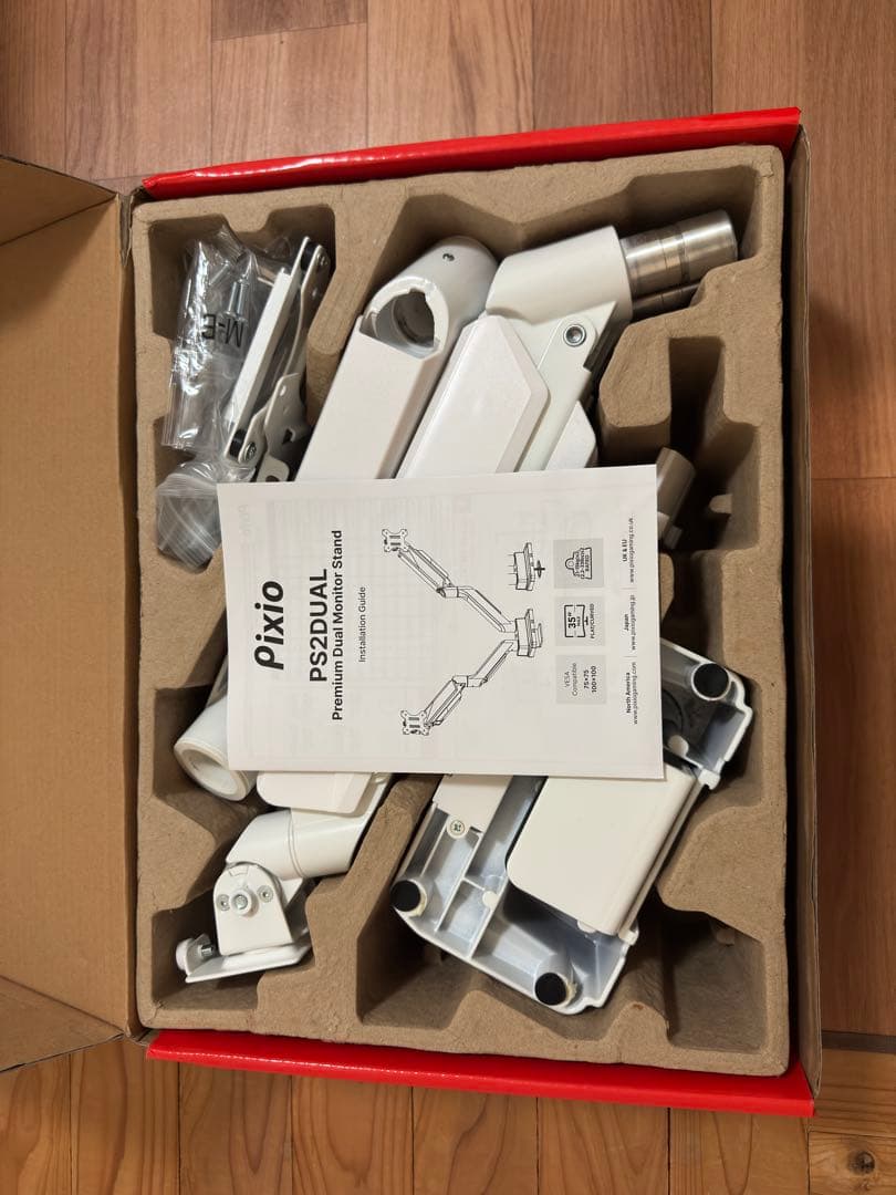 Pixio PX248WAVEW モニター & PS2DWデュアルモニターアーム