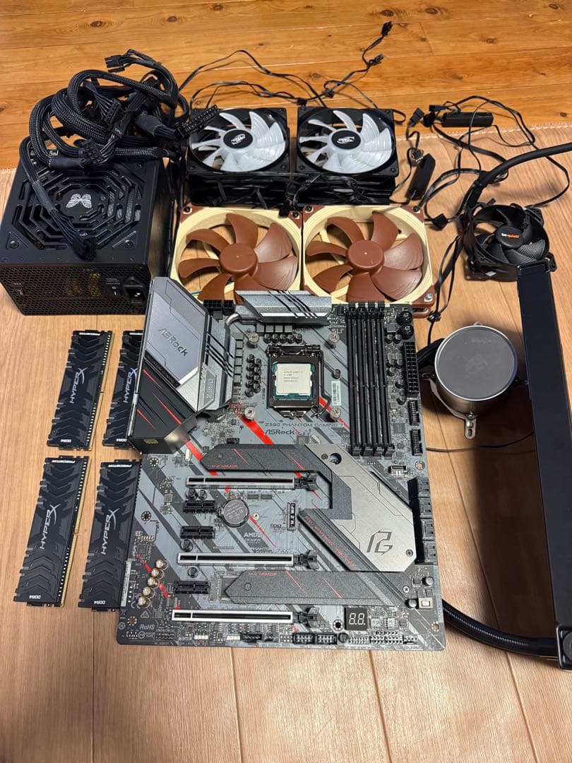 ASRock Z390、Corei7、電源、DDR4 64G、他セット ジャンク