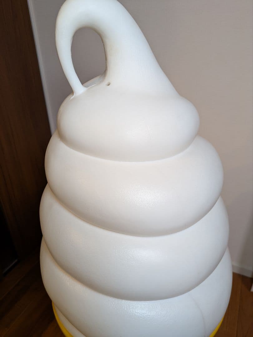 日世 ソフトクリーム看板 電飾 販促 ライト 電気 置物