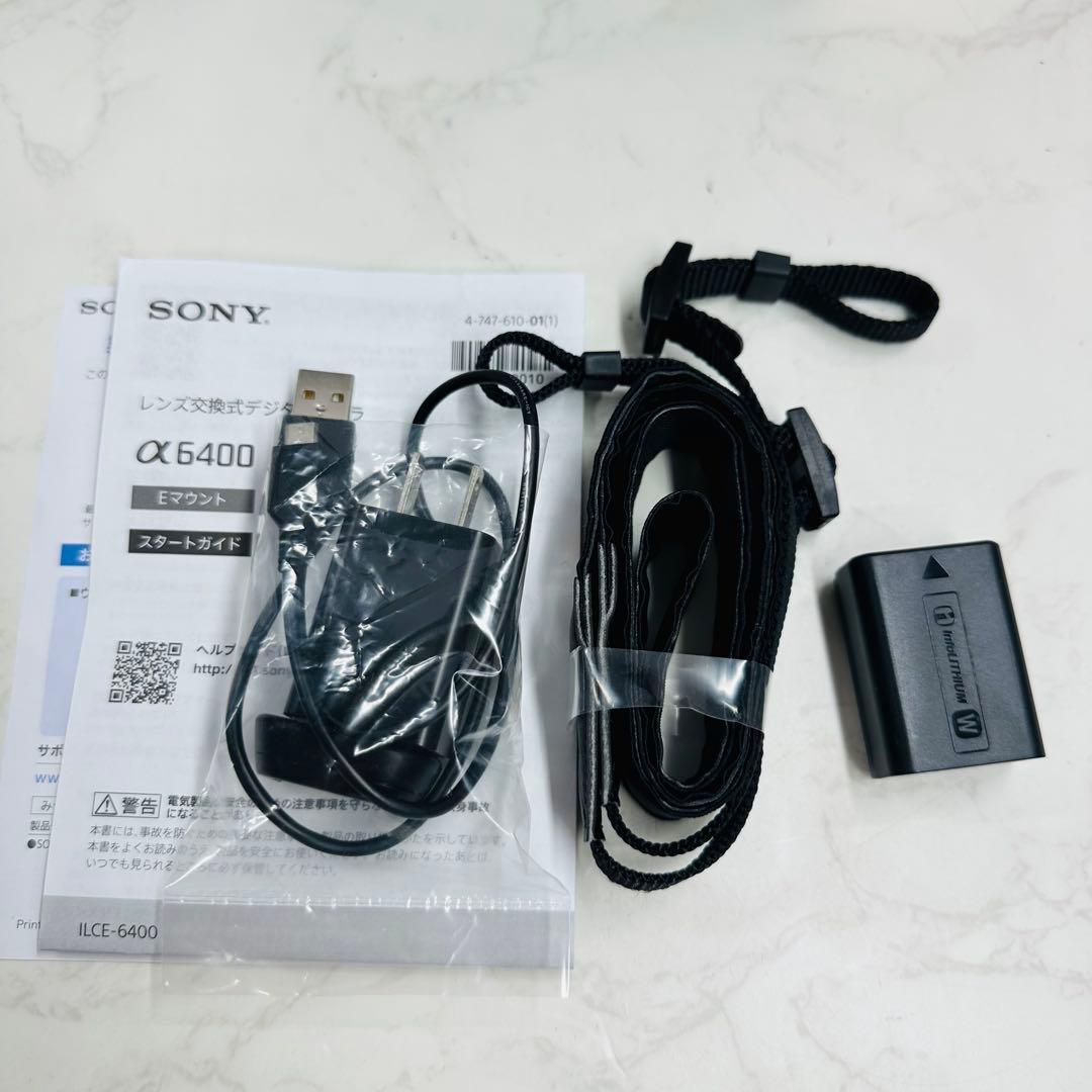 α6400 ILCE-6400 ボディ 箱付属品有 21,520枚 動作OK