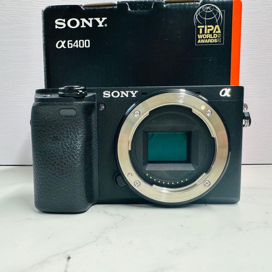 α6400 ILCE-6400 ボディ 箱付属品有 21,520枚 動作OK