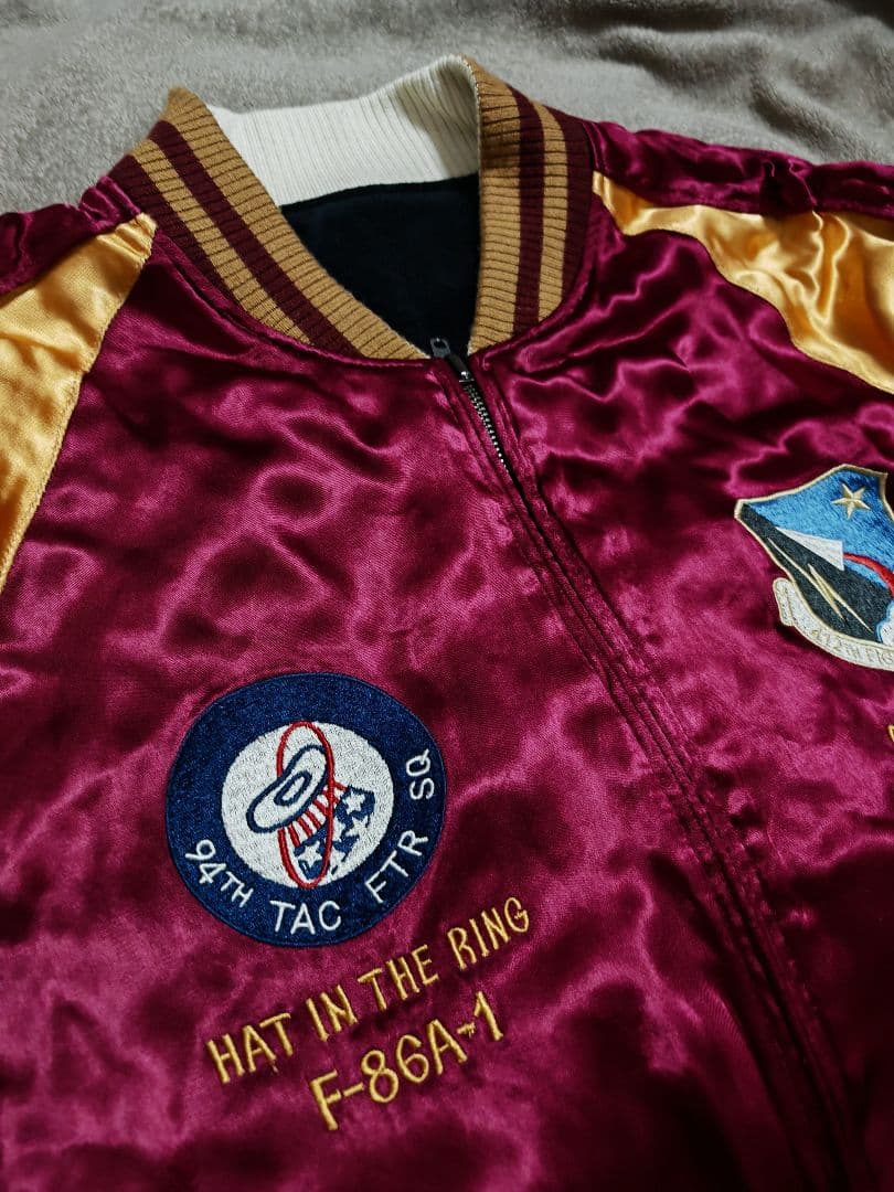 AVIREX USA２面用 虎 ワシ 日本限定 別珍 スカジャン vintage