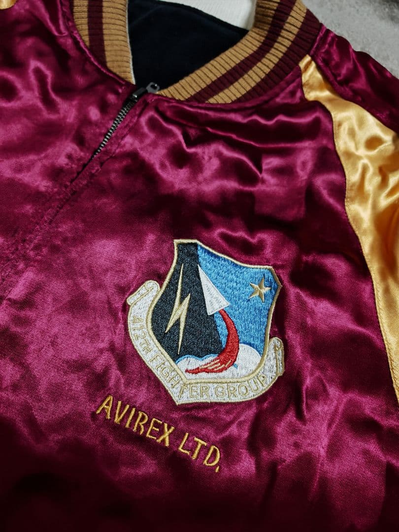 AVIREX USA２面用 虎 ワシ 日本限定 別珍 スカジャン vintage