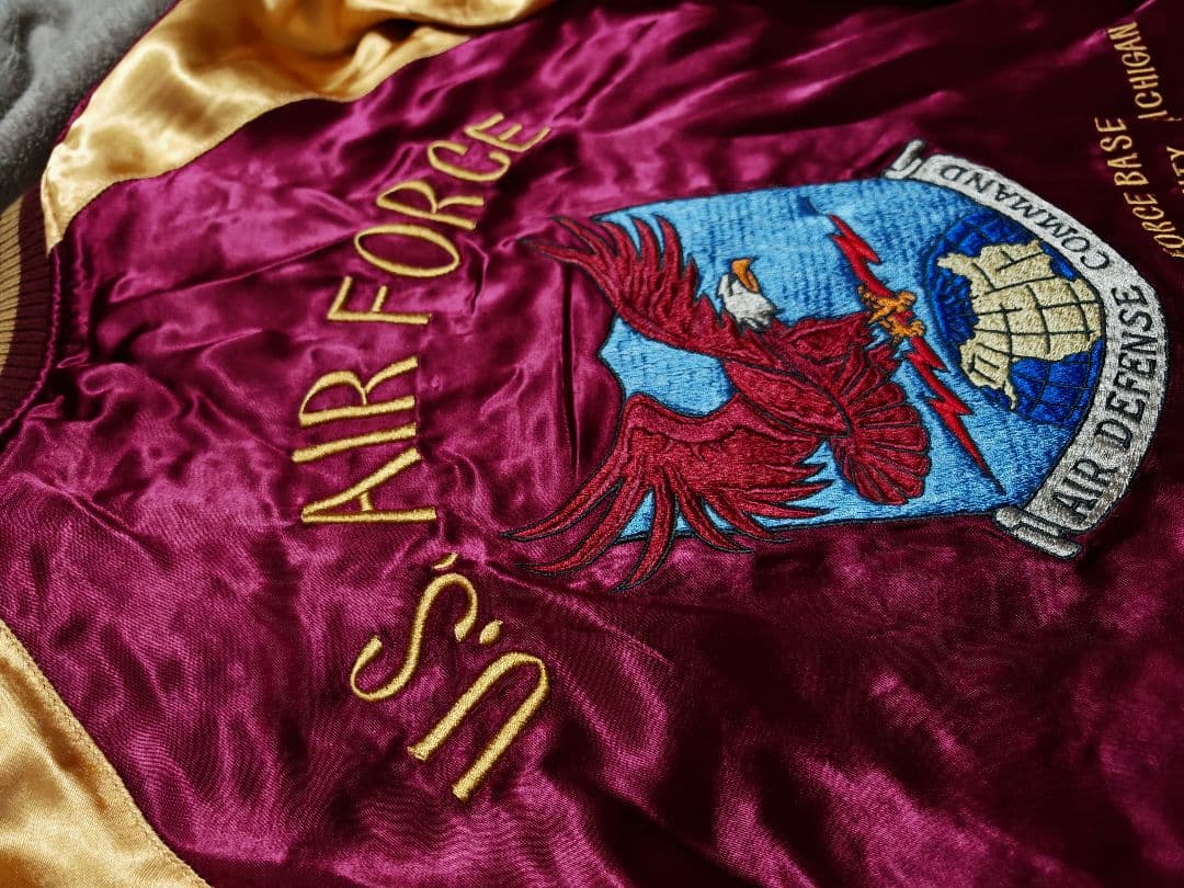 AVIREX USA２面用 虎 ワシ 日本限定 別珍 スカジャン vintage