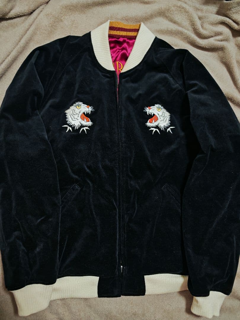 AVIREX USA２面用 虎 ワシ 日本限定 別珍 スカジャン vintage