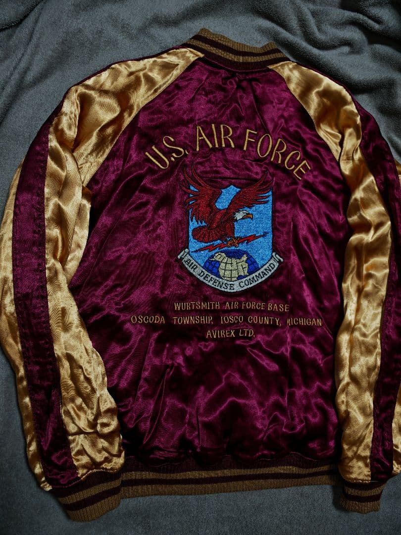 AVIREX USA２面用 虎 ワシ 日本限定 別珍 スカジャン vintage
