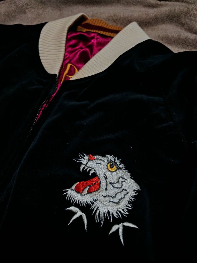 AVIREX USA２面用 虎 ワシ 日本限定 別珍 スカジャン vintage