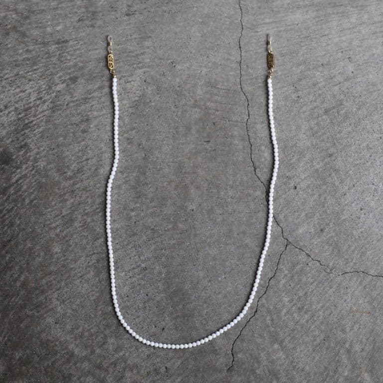 アクセサリー SOSHIOTSUKI Juzu Glasses Chain WHITE
