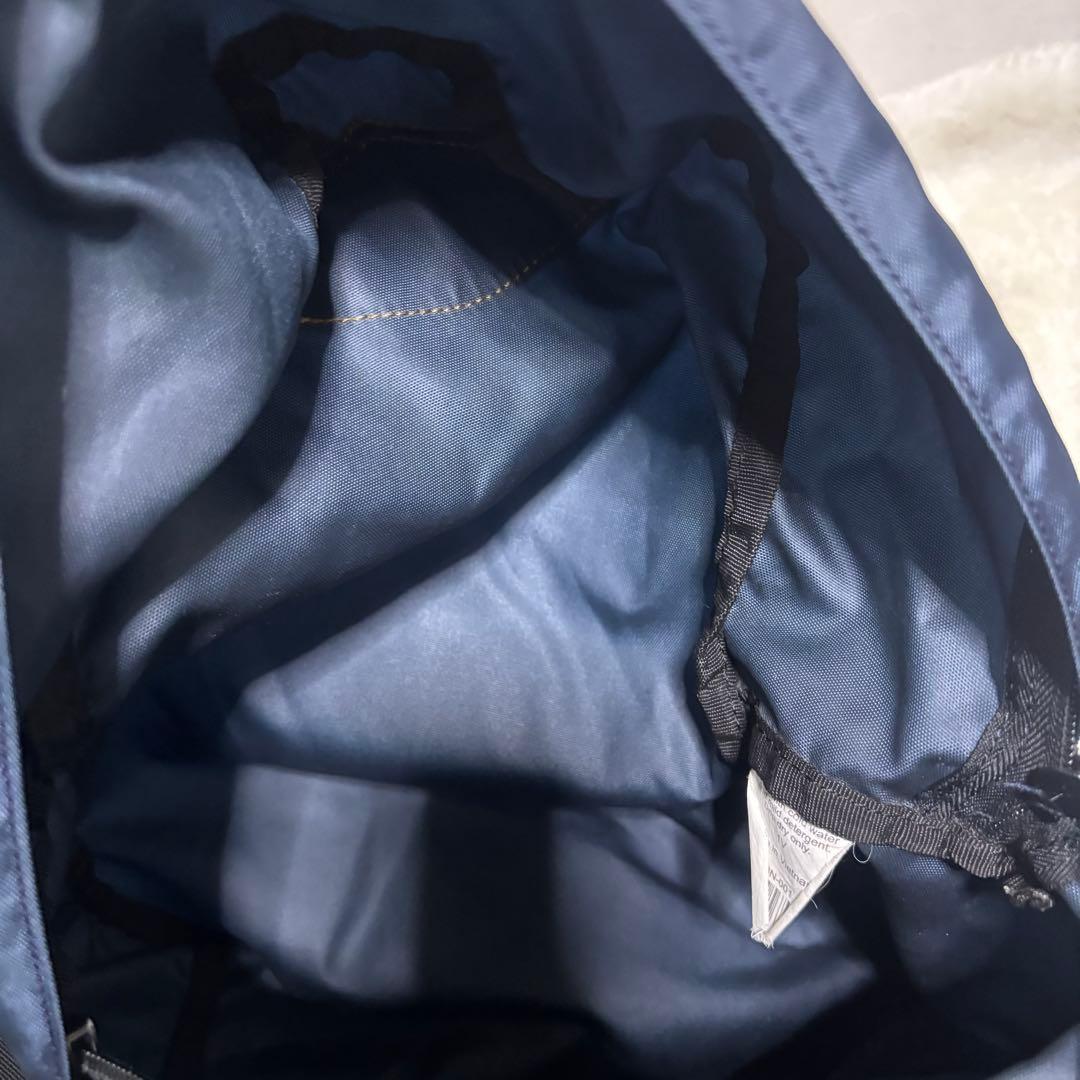 希少　エルベシャプリエ　978N デイパック　リュック　ナイロン　ネイビー