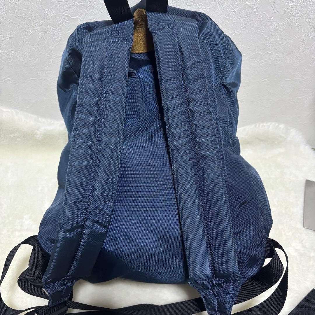 希少　エルベシャプリエ　978N デイパック　リュック　ナイロン　ネイビー