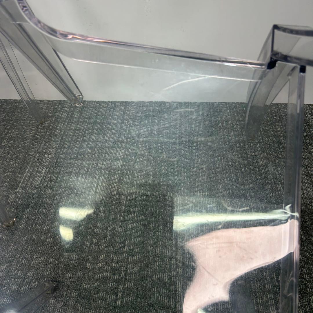 【2脚セット】Kartell ルイ・ゴースト シングルチェアクリア