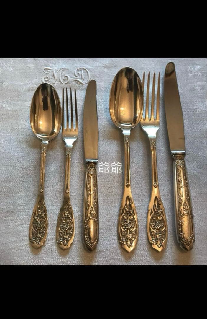 【ピュイフォルカ／リード&バートン等】純銀カトラリー ７種16本