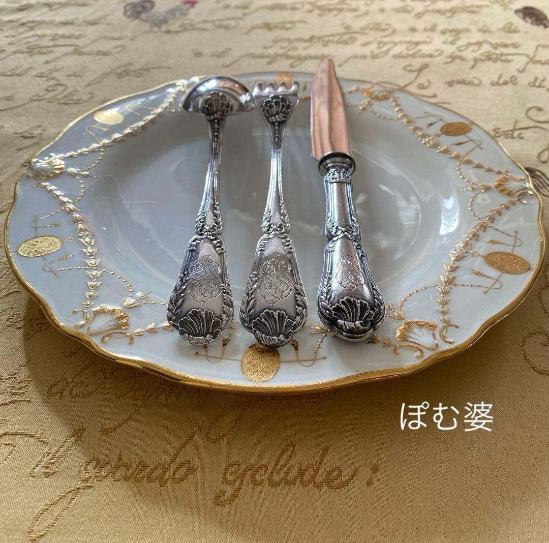 【ピュイフォルカ／リード&バートン等】純銀カトラリー ７種16本