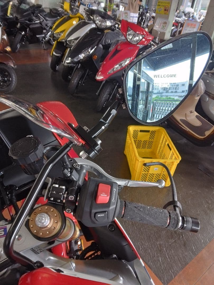 SIMOTAカーボンファイバー ミラー ブルーレンズ 中古品