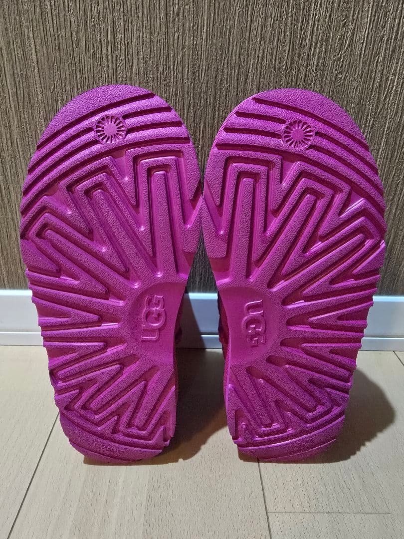 UGG ムートンブーツ クラシック ウルトラ ミニ キッズ ピンク 21cm