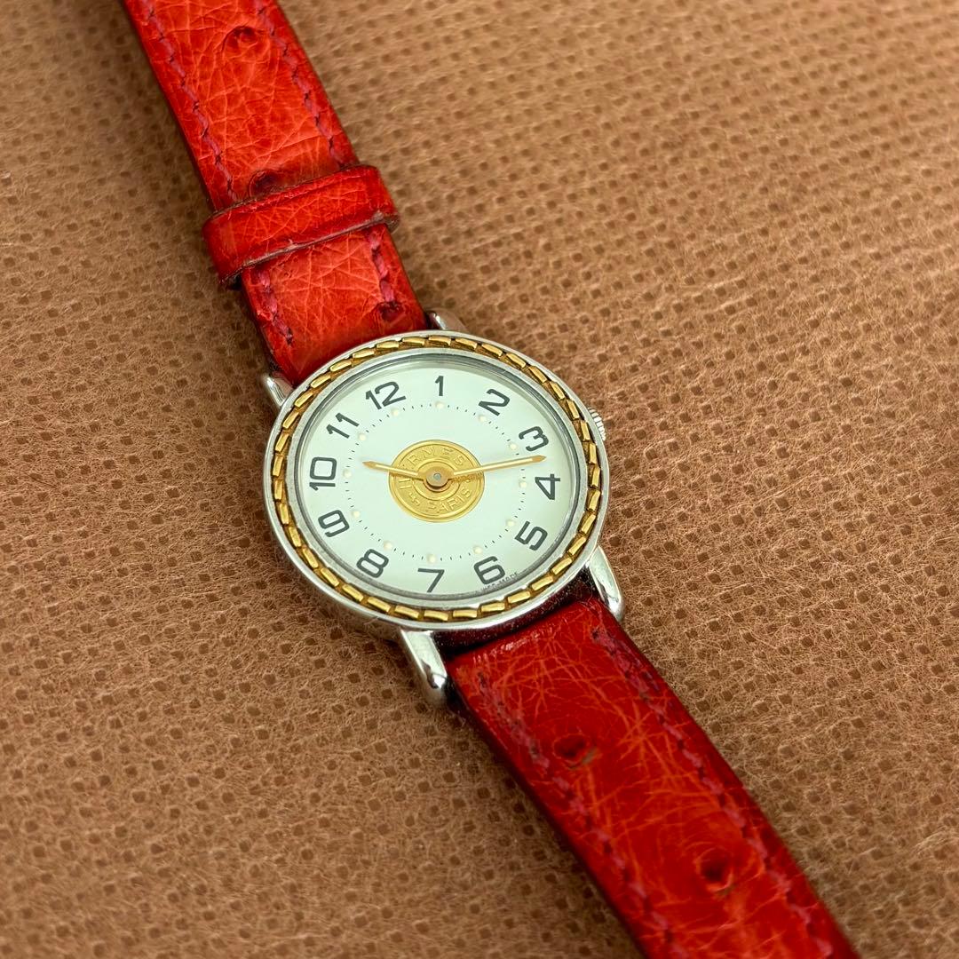 エルメス HERMES セリエ 腕時計 レディース ヴィンテージ