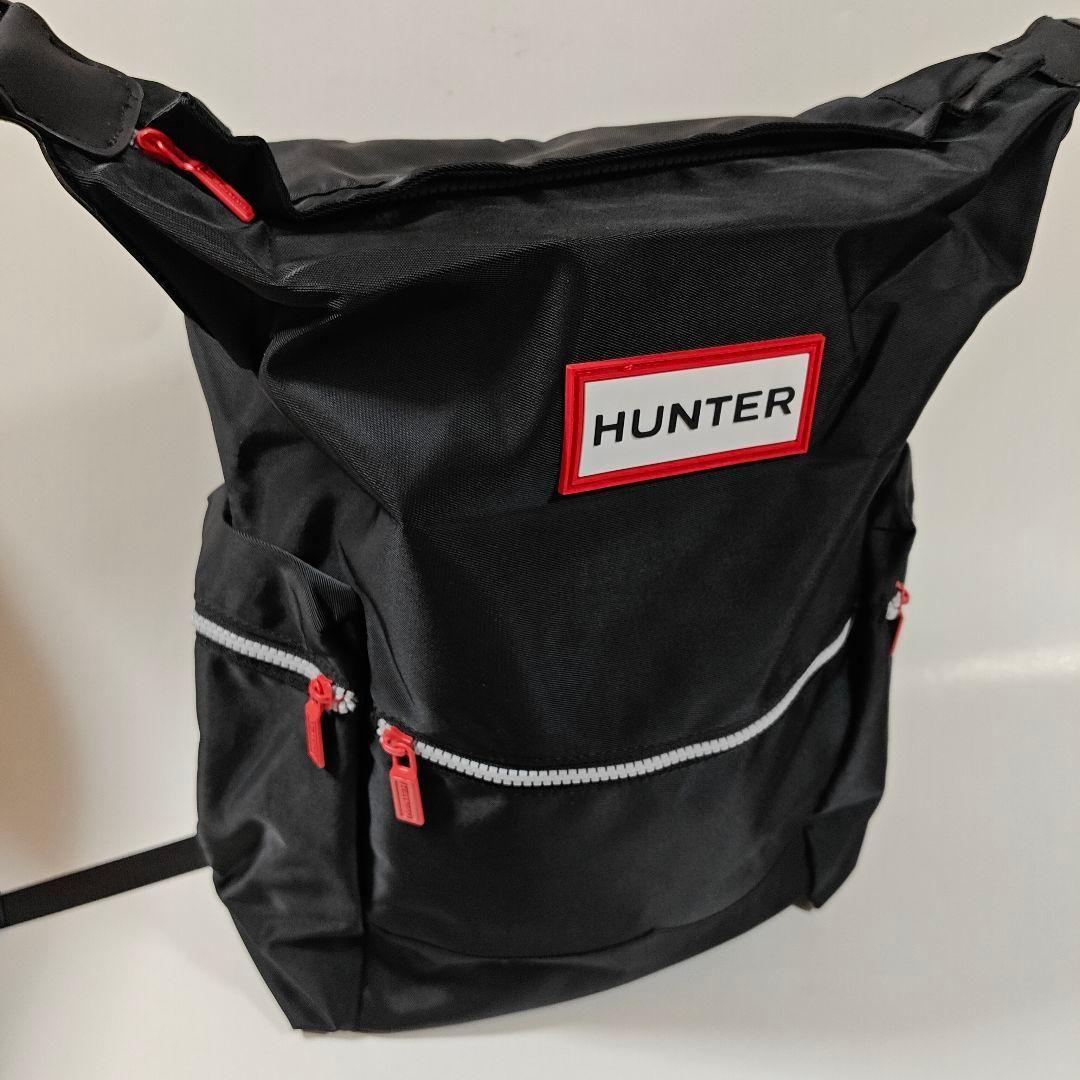 未使用　HUNTER ハンターリュックサック バックパック　ブラック