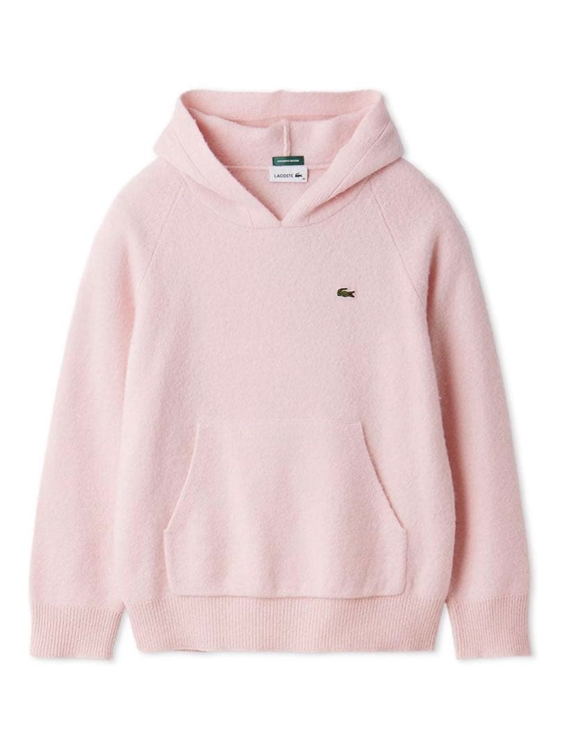 snidel LACOSTE ニットフーディー