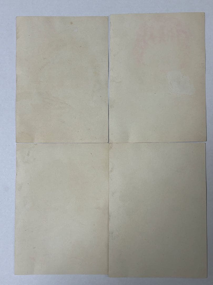 アンティーク　クロモカード4枚セット　ナイアガラコーンスターチ社