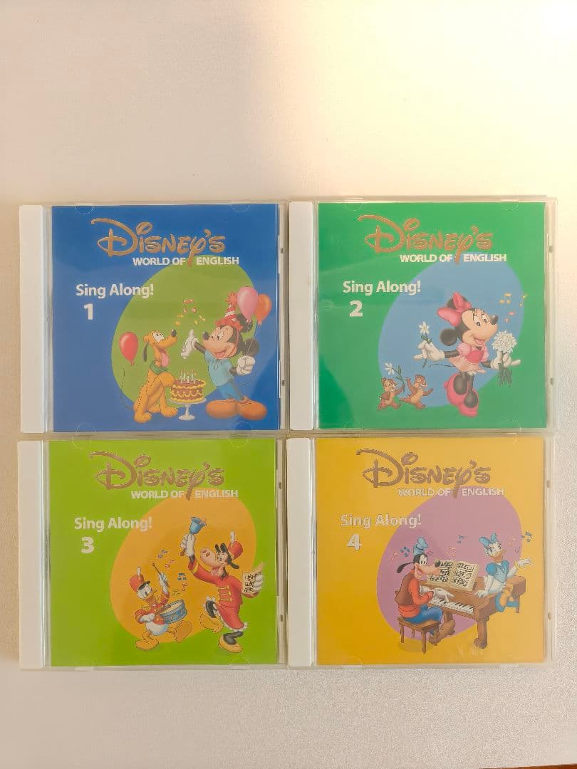 【2011年購入】ディズニー英語 DWE シング・アロング DVD&CDセット