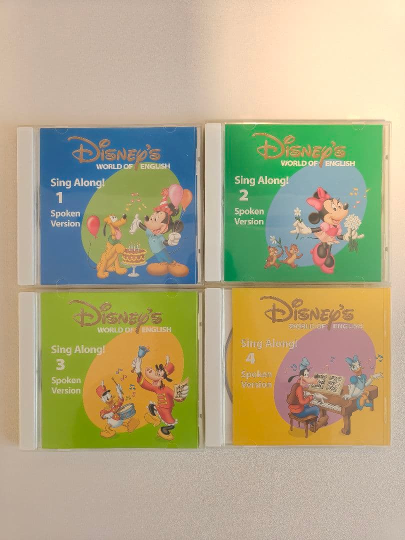 【2011年購入】ディズニー英語 DWE シング・アロング DVD&CDセット