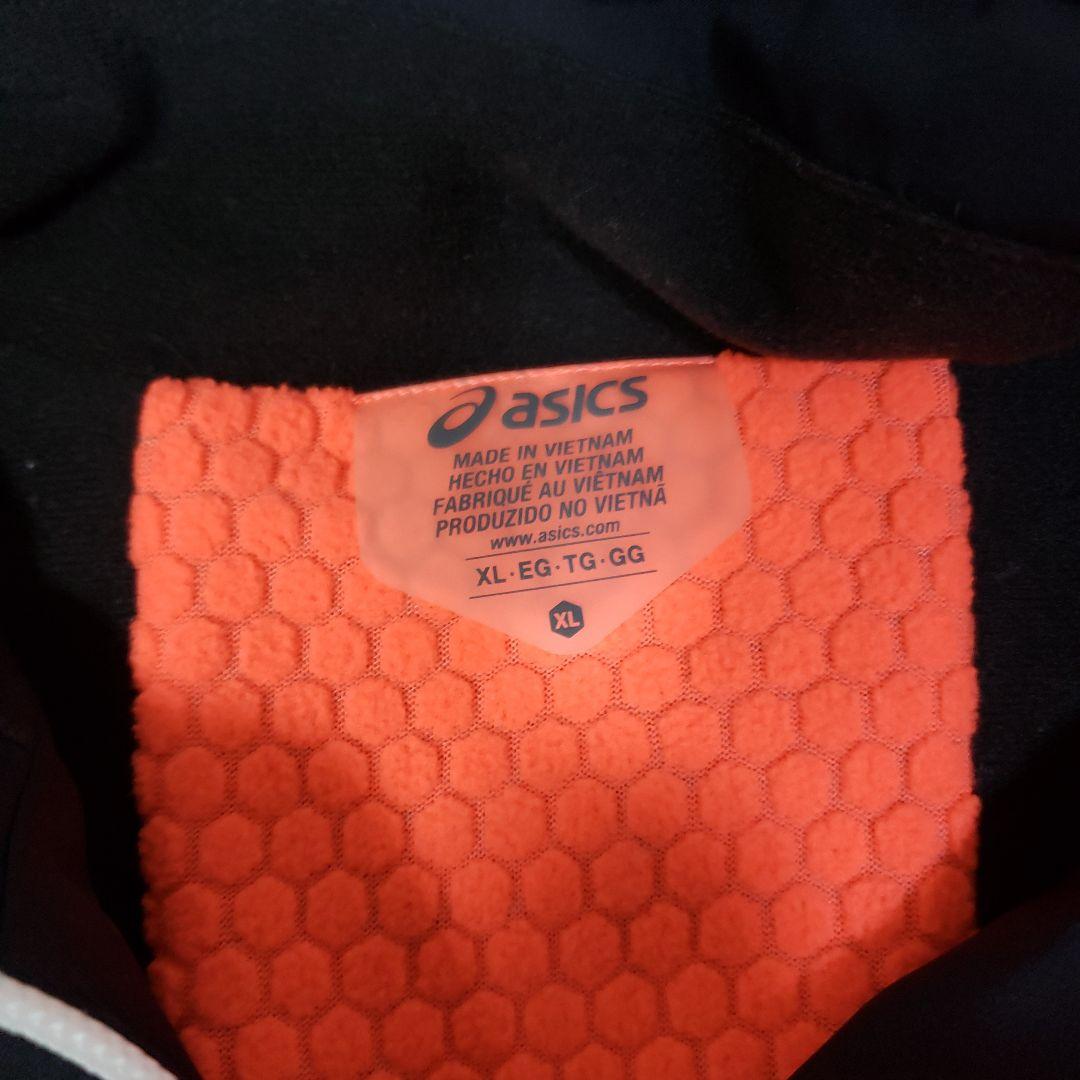 asics　ウィンドブレーカー　セットアップ　黒　上XL　下L　極上美品