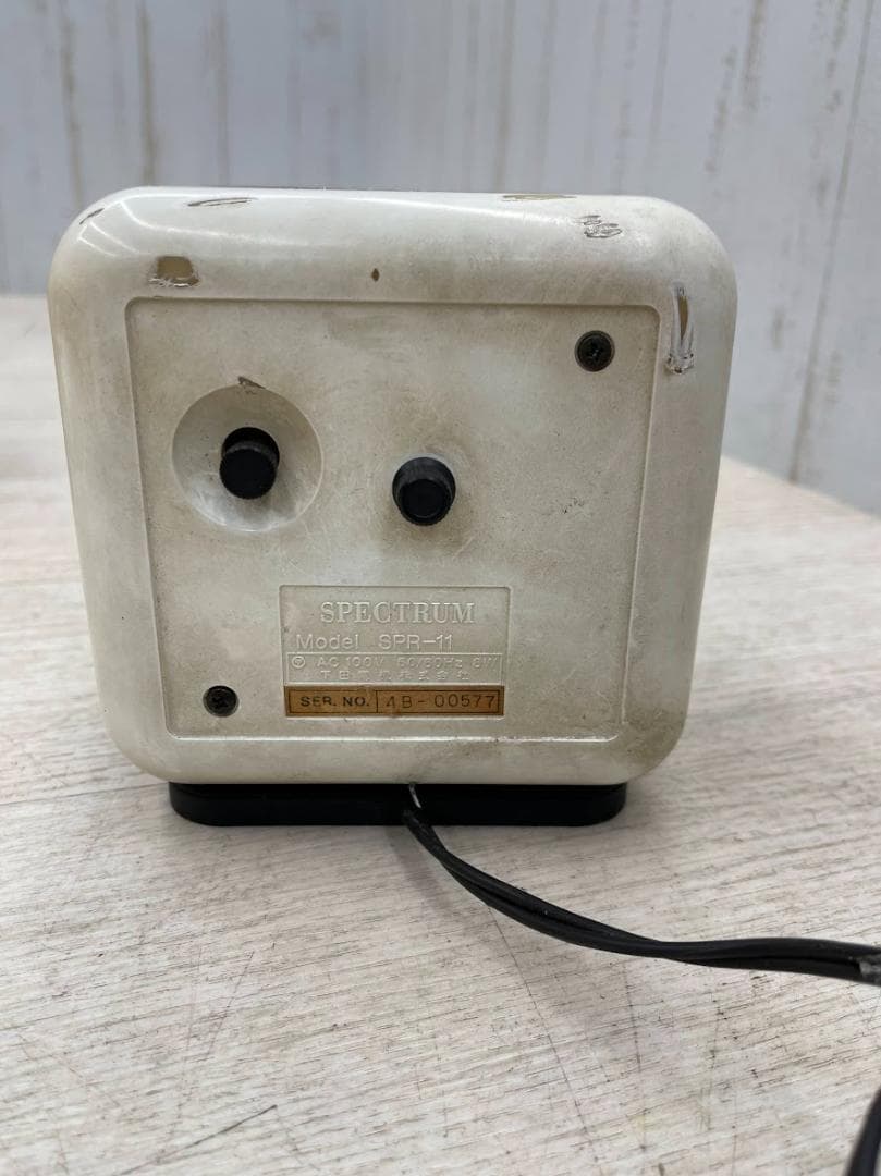 当時物 下田電機 スペクトラム SPR-11 分光時計 スペースエイジ 通電確認