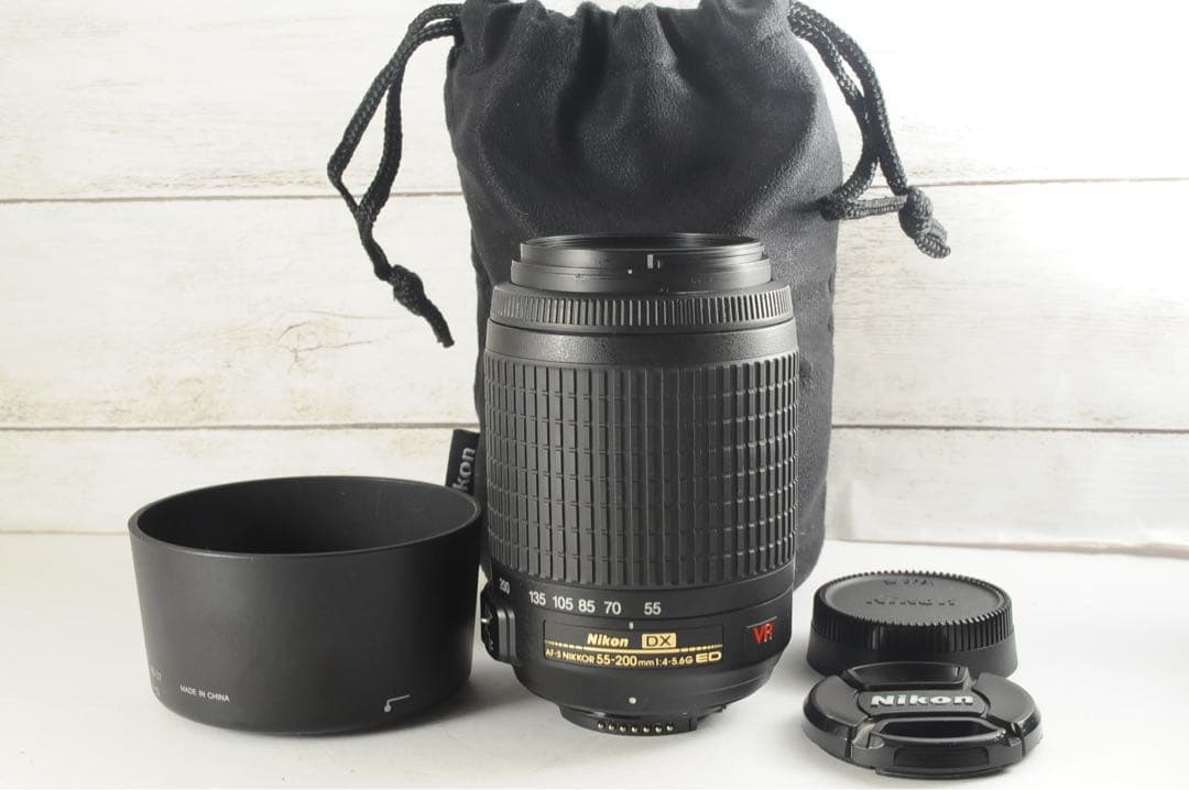 ❤️望遠レンズ❤️手振れ補正❤️Nikon AF-S 55-200mm VR