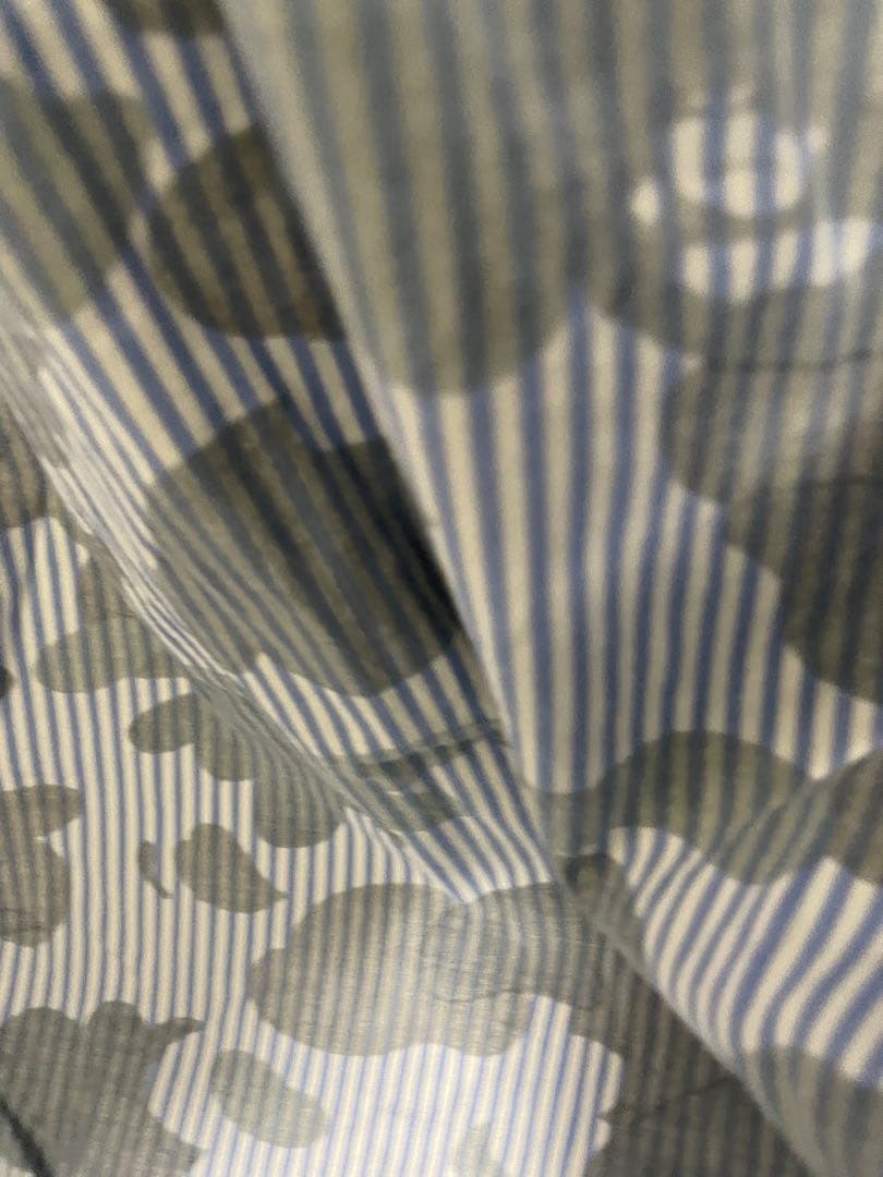 #アベイシングエイプ 迷彩柄ストライプシャツ Mサイズ