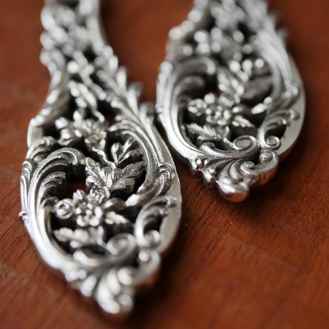 ◆JeanGranvigne◆アンティーク◆シルバー950◆スプーン2本組◆