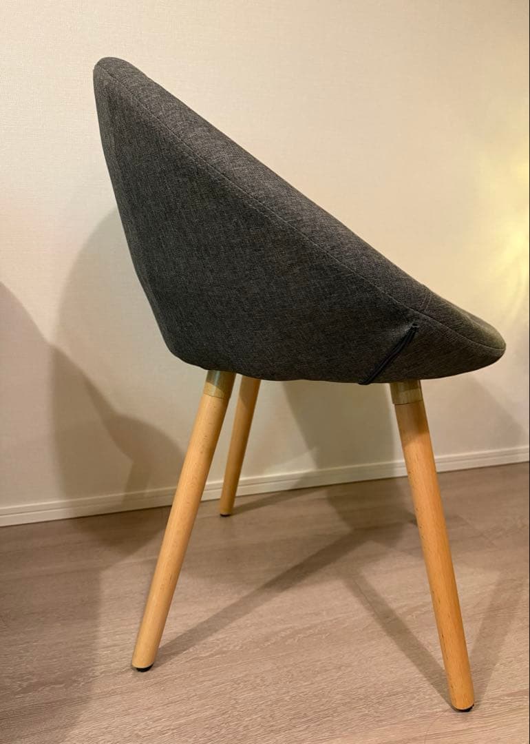 ダイニングチェア　イームズチェア　グレー