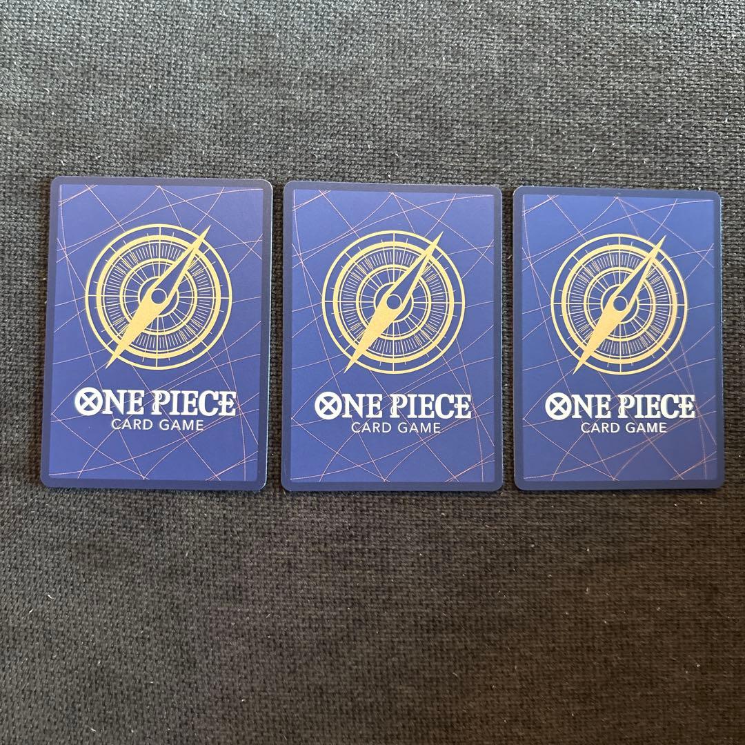 英語版ワンピースカード　3rd　anniversary 三兄弟
