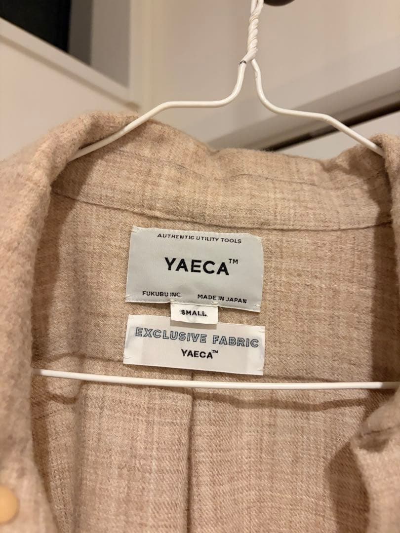 YAECA コンフォートシャツ エクストラワイド ウール シャツ