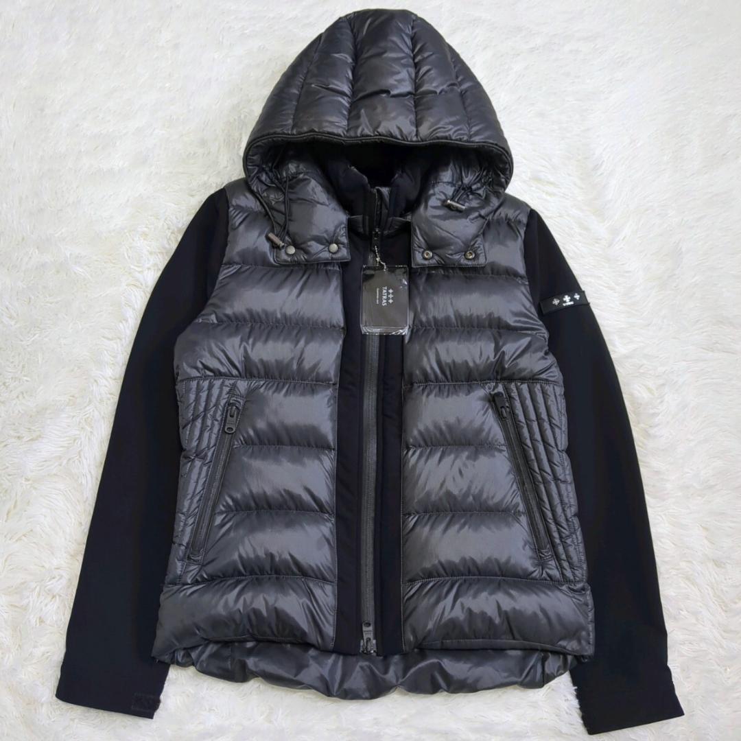 タトラス SABBIA MTA18A4522 ブラック 切替 ダウンジャケット