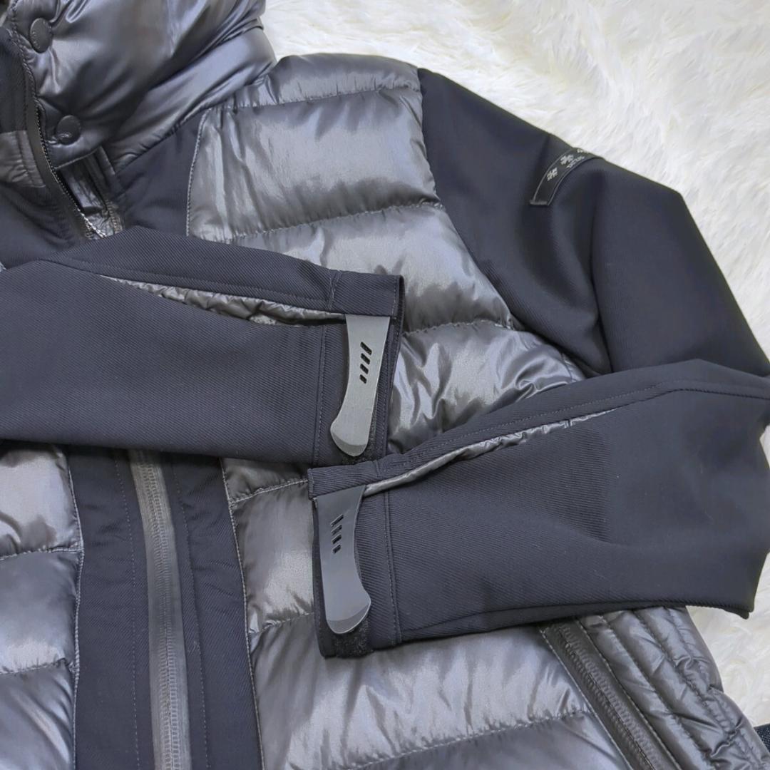 タトラス SABBIA MTA18A4522 ブラック 切替 ダウンジャケット