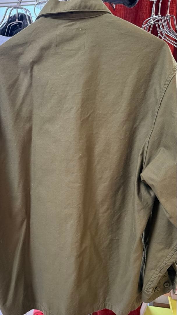 WTAPS CBW / LS / COTTON. SATINユーティリティシャツ