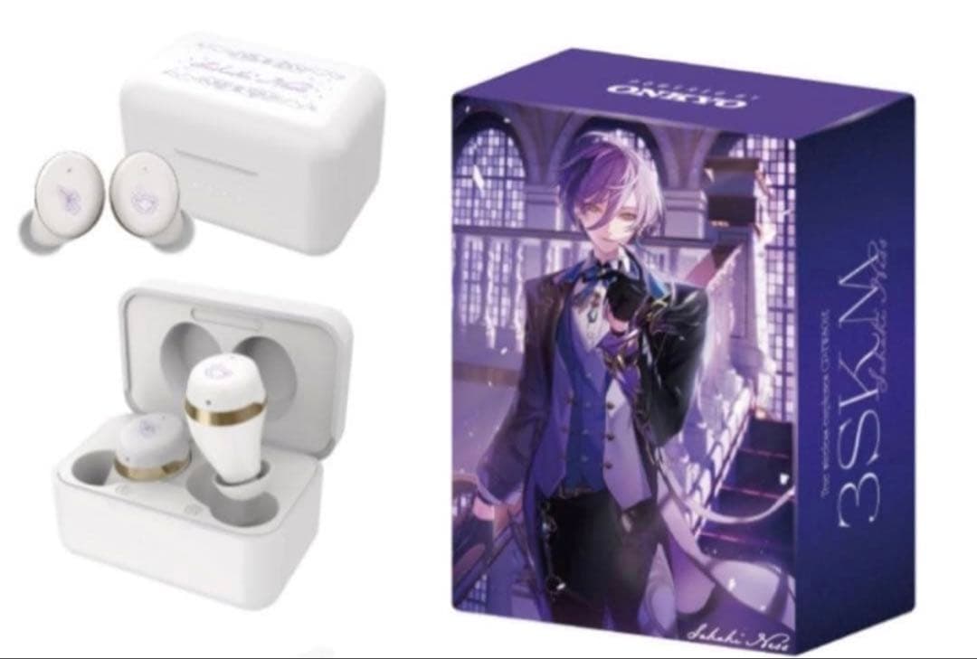新品　ワイヤレスイヤホン CP-TWS01E「榊ネス」コラボモデル　にじさんじ