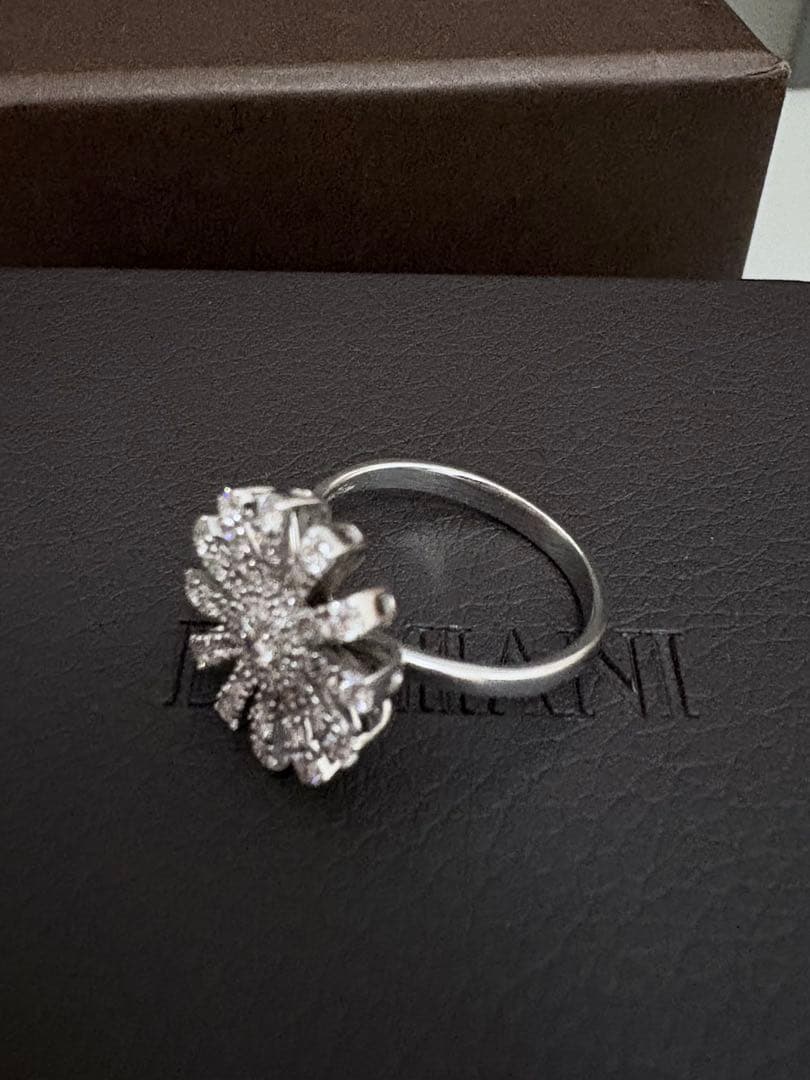 ダミアーニ　マルゲリータ　16mm ダイヤ　リング　12.5号　K18WG