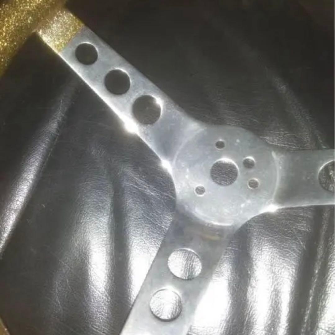 ムーンアイズ　ステアリング　ゴールドラメ約335mm　33Φ　34Φ