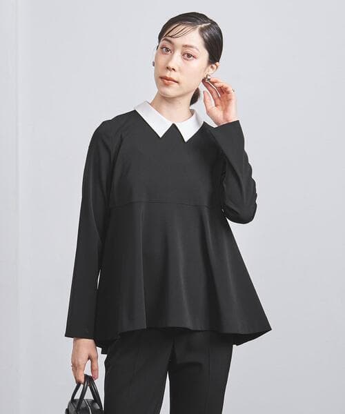 UNITED ARROWS FEEL FREE 2WAY ブラウス ペプラム