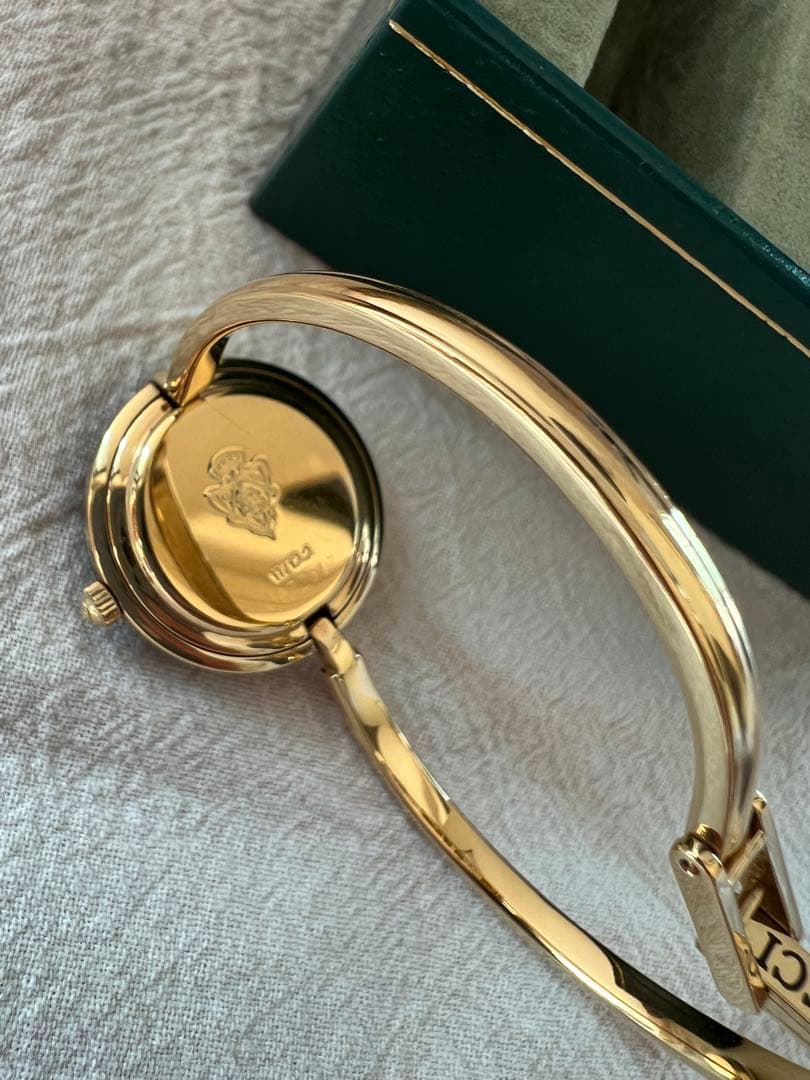 GUCCI チェンジベゼル【メンテナンス済み・動作有り】