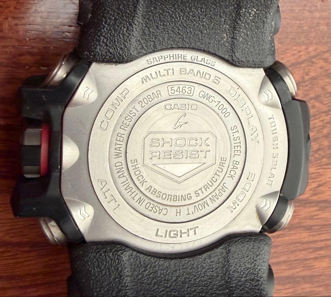 G-SHOCK GWG-1000 マッドマスター 海外仕様 希少モデル