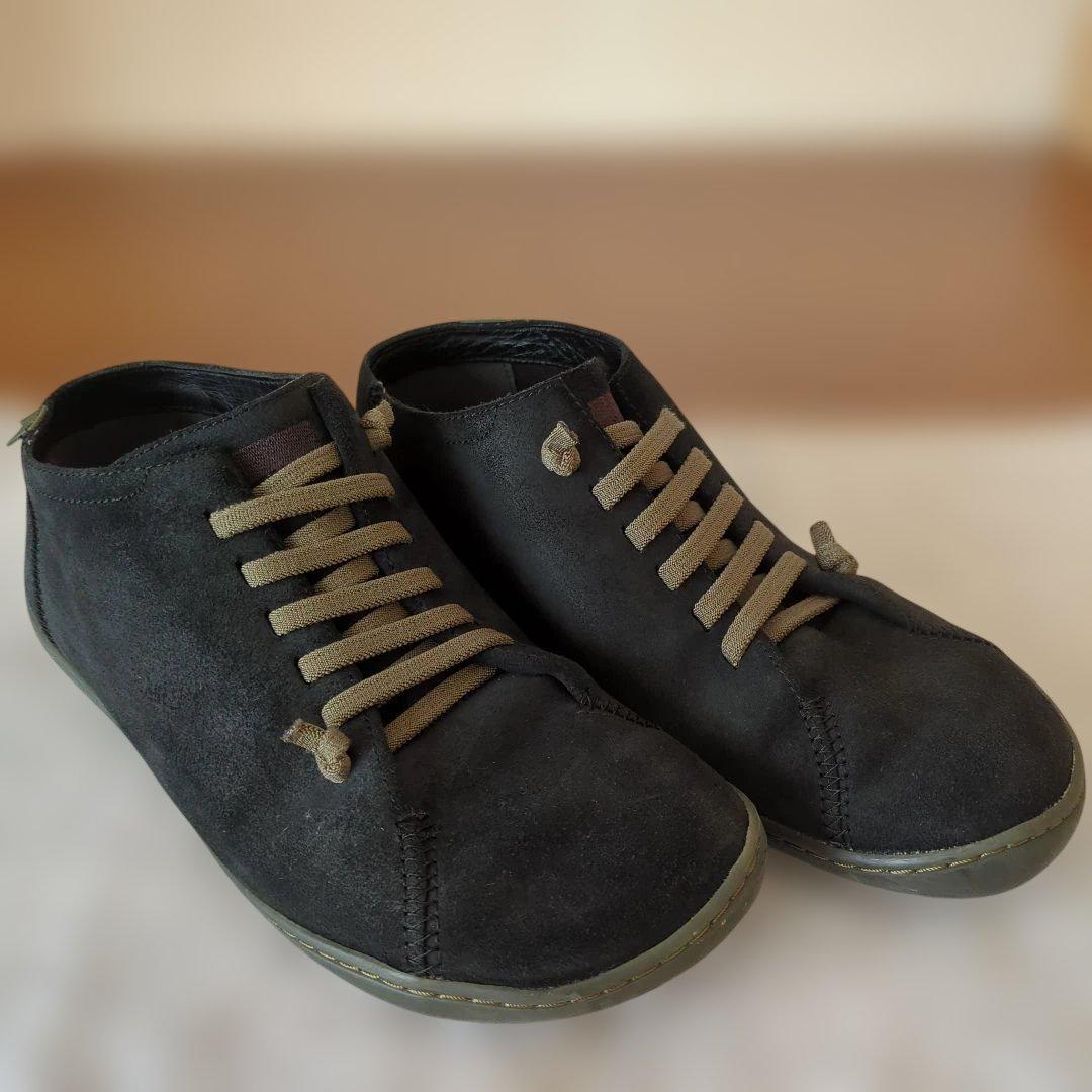 CAMPER PEU ブラック スエード スニーカー 41