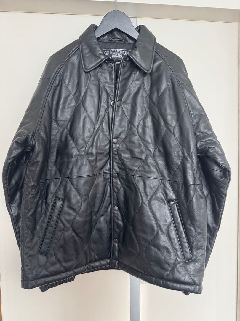 challenger チャレンジャー　レザー　キルティング　長瀬　智也　着