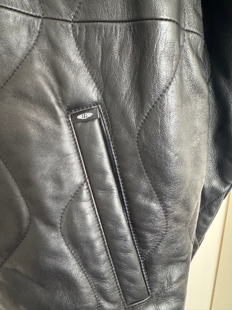 challenger チャレンジャー　レザー　キルティング　長瀬　智也　着