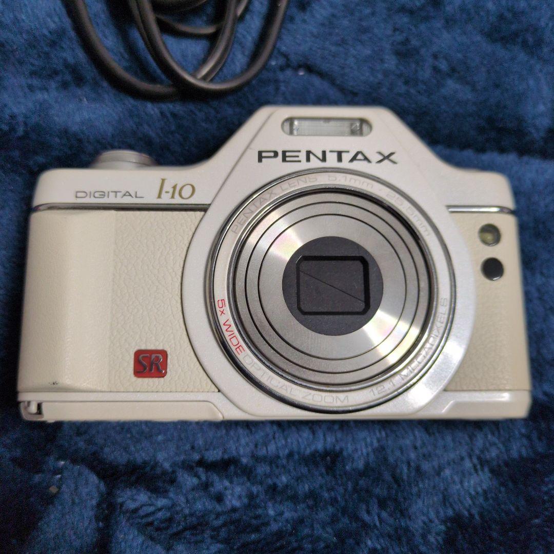 動作確認済　PENTAX　I-10　コンパクトデジタルカメラ　レトロ　充電器付