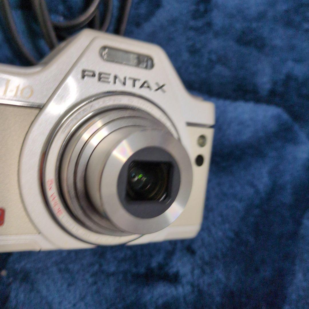 動作確認済　PENTAX　I-10　コンパクトデジタルカメラ　レトロ　充電器付