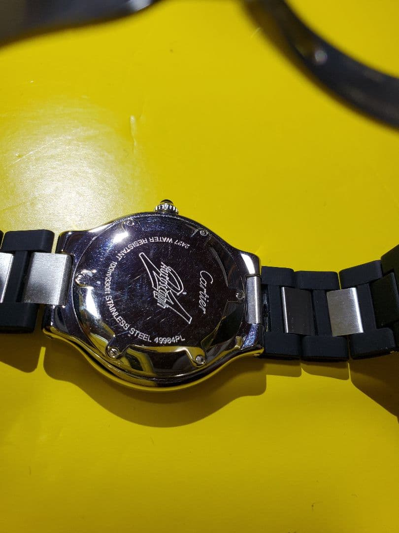 Cartier カルティエ　マスト21 ヴァンテアン　ラバーベルト(非純正)