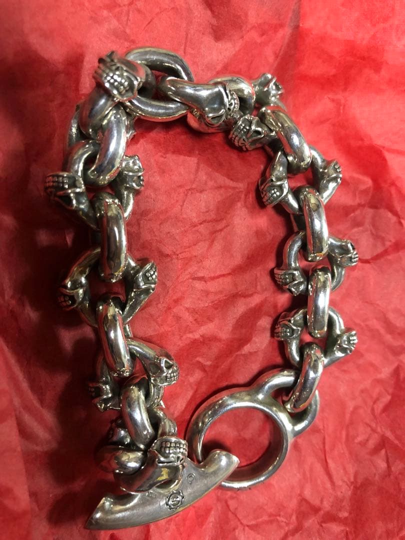 スターリンギア38万極太starlingearツインスカルベーシックブレスレット