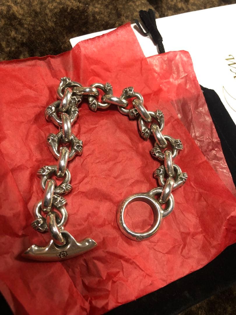 スターリンギア38万極太starlingearツインスカルベーシックブレスレット